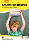 Cover-Bild zum Titel 'Übungsheft mit Lesetests in Deutsch 1. Klasse' von 'Helena Heiß'