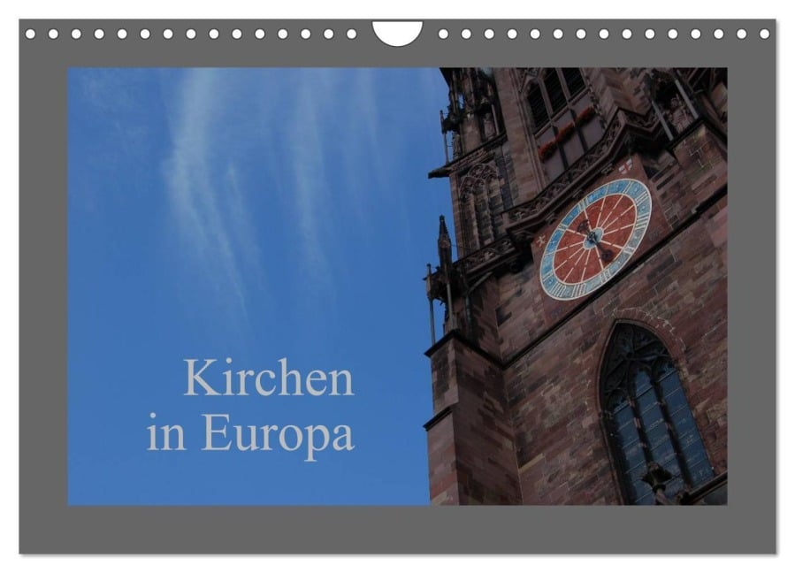 Kirchen in Europa (Wandkalender 2026 DIN A4 quer), CALVENDO Monatskalender - Dietmar Falk