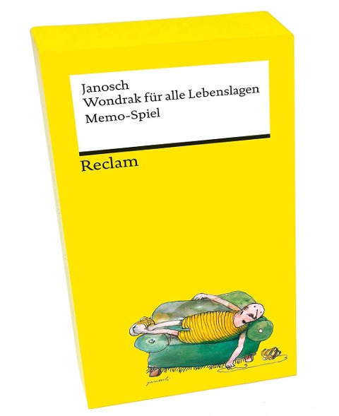 Janosch: 'Wondrak für alle Lebenslagen'. Memo-Spiel - Janosch