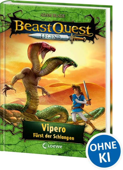 Beast Quest Legend (Band 10) - Vipero, Fürst der Schlangen - Adam Blade