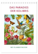 Cover-Bild zum Titel 'Das Paradies der Kolibris (Tischkalender 2026 DIN A5 hoch), CALVENDO Monatskalender' von 'Christine B-B Müller'