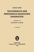Cover-Bild zum Titel 'Taschenbuch der Medizinisch-Klinischen Diagnostik' von 'Otto Seifert, Friedrich Müller'