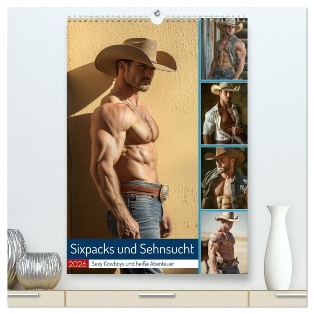 Sixpacks und Sehnsucht (hochwertiger Premium Wandkalender 2026 DIN A2 hoch), Kunstdruck in Hochglanz - Steffen Gierok-Latniak