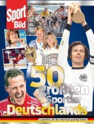 Cover-Bild zum Titel 'Die 50 größten Sportler Deutschlands' von ''