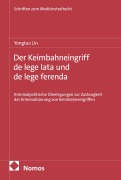 Cover-Bild zum Titel 'Der Keimbahneingriff de lege lata und de lege ferenda' von 'Yongtao Lin'