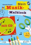 Cover-Bild zum Titel 'Mein Musikmalblock' von 'Alexandra Kumant'