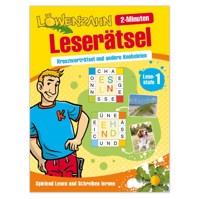 Löwenzahn-2-Minuten-Leserätsel: Kreuzworträtsel und andere Knobeleien - 