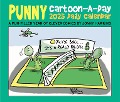 Punny Cartoon-A-Day by Jonny Hawkins 2025 6.2 X 5.4 Box Calendar - 