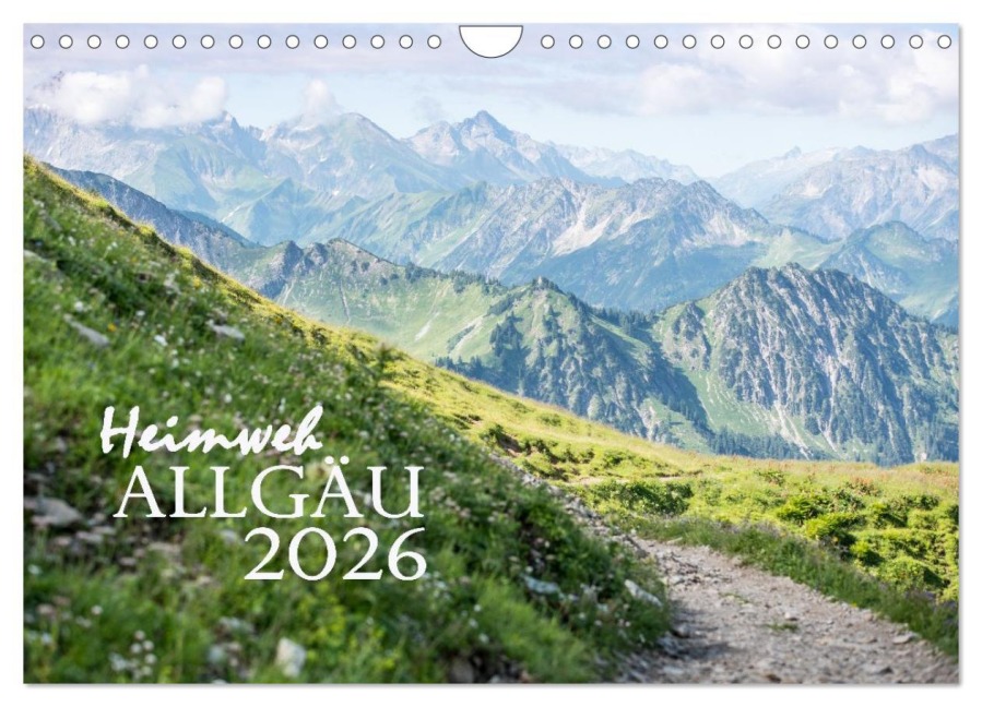 Heimweh Allgäu 2026 (Wandkalender 2026 DIN A4 quer), CALVENDO Monatskalender - Juliane Wandel