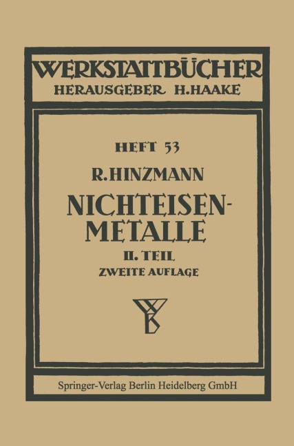 Nichteisenmetalle - Reinhold Hinzmann