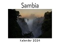 Sambia (Wandkalender 2024, Kalender DIN A4 quer, Monatskalender im Querformat mit Kalendarium, Das perfekte Geschenk) - Anna Müller