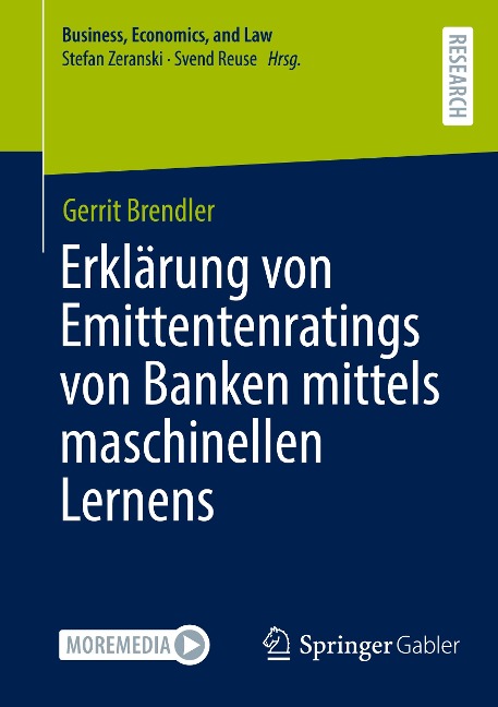 Erklärung von Emittentenratings von Banken mittels maschinellen Lernens - Gerrit Brendler