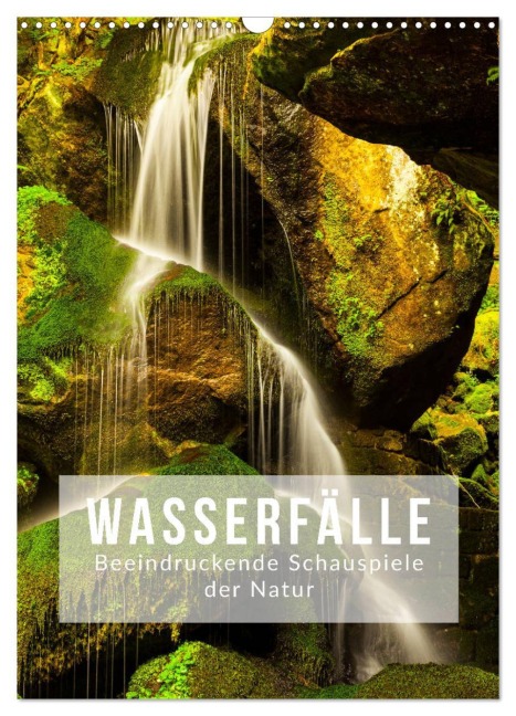 Wasserfälle. Beindruckende Schauspiele der Natur (Wandkalender 2026 DIN A3 hoch), CALVENDO Monatskalender - Mikolaj Gospodarek