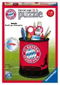 Ravensburger 3D Puzzle 11215 - Utensilo FC Bayern - 54 Teile - Stiftehalter für FC Bayern München Fans ab 6 Jahren, Schreibtisch-Organizer für Kinder - 