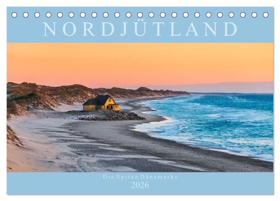 Nordjütland - die Spitze Dänemarks (Tischkalender 2026 DIN A5 quer), CALVENDO Monatskalender - Reemt Peters-Hein
