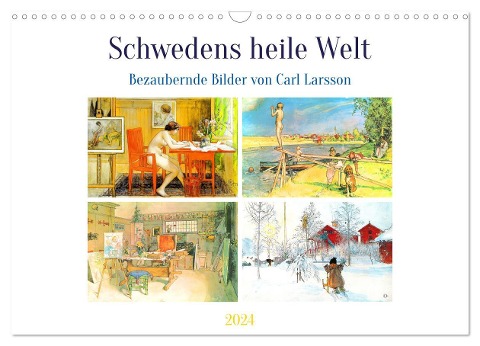 Schwedens heile Welt (Wandkalender 2024 DIN A3 quer), CALVENDO Monatskalender - Steffani Lehmann (Hrsg.
