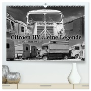 Citroën HY eine Legende in Schwarzweiß (hochwertiger Premium Wandkalender 2026 DIN A2 quer), Kunstdruck in Hochglanz - Ingo Laue