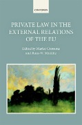 Cover-Bild zum Titel 'Private Law in the External Relations of the EU' von ''