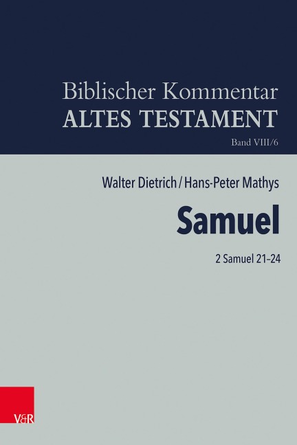 2 Samuel 21-24 - Walter Dietrich, Hans-Peter Mathys