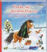 Cover-Bild zum Titel 'Flocke, das Weihnachtspony - Die magische Waldweihnacht' von 'Andrea Schütze'