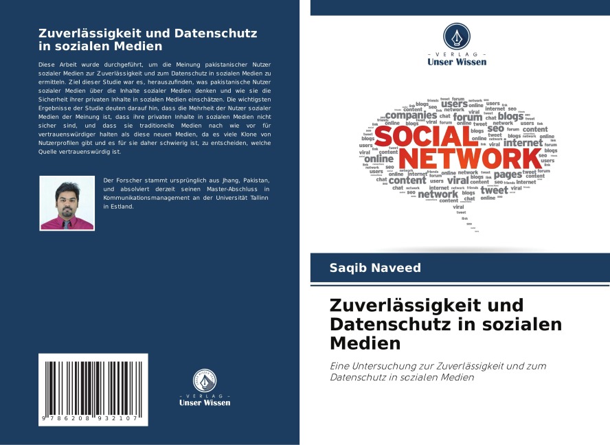 Zuverlässigkeit und Datenschutz in sozialen Medien - Saqib Naveed