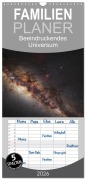Cover-Bild zum Titel 'Familienplaner 2026 - Beeindruckendes Universum mit 5 Spalten (Wandkalender, 21 x 45 cm) CALVENDO' von 'Stefan Westphal'