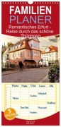 Cover-Bild zum Titel 'Familienplaner 2027 - Romantisches Erfurt - Reise durch das schöne Thüringen mit 5 Spalten (Wandkalender, 21 x 45 cm) CALVENDO' von 'Drachenkind-Fotografie Drachenkind-Fotografie'