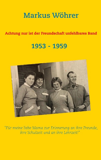 Achtung nur ist der Freundschaft unfehlbares Band - Markus Wöhrer