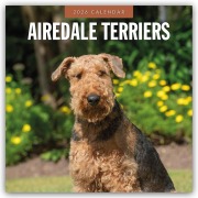 Cover-Bild zum Titel 'Airdale Terriers - Airdale Terrier 2026 - 16-Monatskalender' von 'Robin Red'