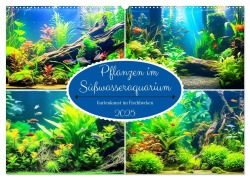 Pflanzen im Süßwasseraquarium. Gartenkunst im Fischbecken (Wandkalender 2025 DIN A2 quer), CALVENDO Monatskalender - Rose Hurley