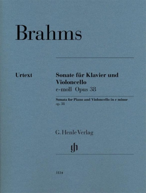Sonate für Klavier und Violoncello e-moll op.38 - Johannes Brahms