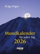 Mondkalender für jeden Tag 2026 - Helga Föger