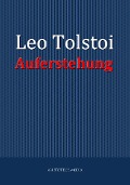 Cover-Bild zum Titel 'Auferstehung' von 'Leo Tolstoi'