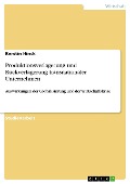 Cover-Bild zum Titel 'Produktionsverlagerung und Rückverlagerung transnationaler Unternehmen' von 'Kerstin Hinck'