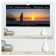 Cover-Bild zum Titel 'Perle Niedersachsen - Dümmer-See (hochwertiger Premium Wandkalender 2026 DIN A2 quer), Kunstdruck in Hochglanz' von 'Tanja Riedel'