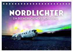 Cover-Bild zum Titel 'Nordlichter - ein beeindruckendes Schauspiel. (Tischkalender 2026 DIN A5 quer), CALVENDO Monatskalender' von 'Sf Sf'
