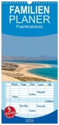 Cover-Bild zum Titel 'Familienplaner 2026 - Fuerteventura mit 5 Spalten (Wandkalender, 21 x 45 cm) CALVENDO' von 'AnGe AnGe'