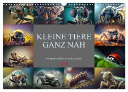 Cover-Bild zum Titel 'Kleine Tiere ganz nah (Wandkalender 2026 DIN A3 quer), CALVENDO Monatskalender' von 'Dirk Meutzner'