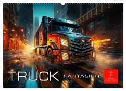 Cover-Bild zum Titel 'Truck Fantasien (Wandkalender 2026 DIN A2 quer), CALVENDO Monatskalender' von 'Peter Roder'