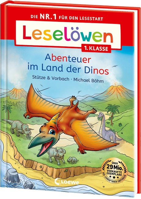 Leselöwen 1. Klasse - Abenteuer im Land der Dinos - Stütze & Vorbach