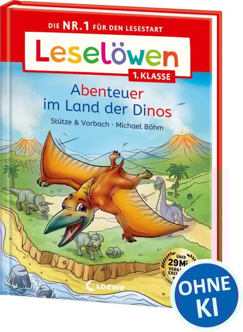 Leselöwen 1. Klasse - Abenteuer im Land der Dinos - Stütze & Vorbach