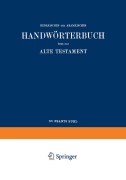 Cover-Bild zum Titel 'Wilhelm Gesenius' Hebräisches und Aramäisches Handwörterbuch über das Alte Testament' von 'Wilhelm Gesenius, Frants Buhl'