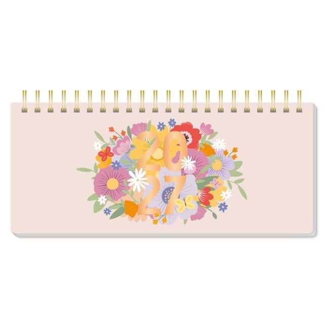 Wochenplaner 2027 Blumenmomente (mit Kalendarium) - 