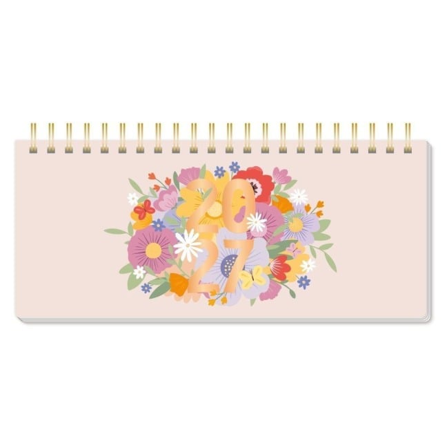 Wochenplaner 2027 Blumenmomente (mit Kalendarium) - 