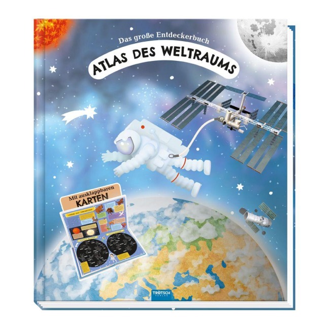 TRÖTSCH - Kinderatlas Das große Entdeckerbuch Atlas des Weltraums| Ab 8 Jahren - 