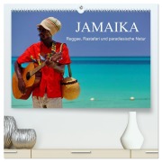 JAMAIKA Reggae, Rastafari und paradiesische Natur. (hochwertiger Premium Wandkalender 2026 DIN A2 quer), Kunstdruck in Hochglanz - M. Polok M. Polok