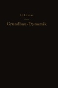 Cover-Bild zum Titel 'Grundbau - Dynamik' von 'H. Lorenz'