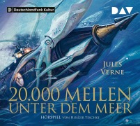 Cover-Bild zum Titel '20.000 Meilen unter dem Meer' von 'Jules Verne'