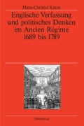 Cover-Bild zum Titel 'Englische Verfassung und politisches Denken im Ancien Régime' von 'Hans-Christof Kraus'