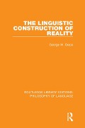 Cover-Bild zum Titel 'The Linguistic Construction of Reality' von 'George W. Grace'